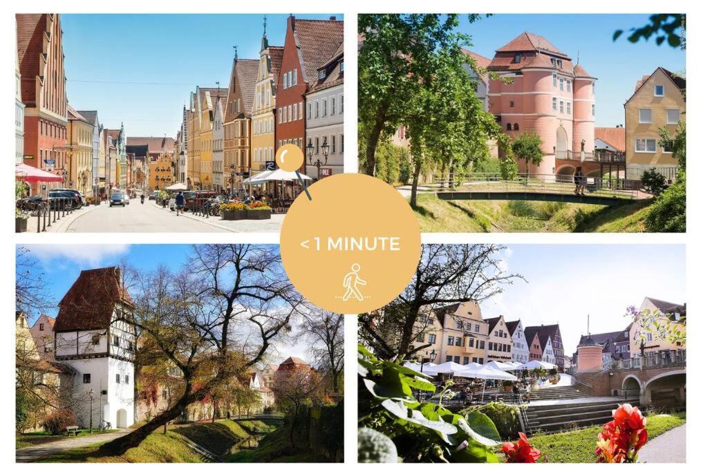 Stylisches Apartment Mit Terrasse In Der Altstadt Von Donauwörth Extérieur photo